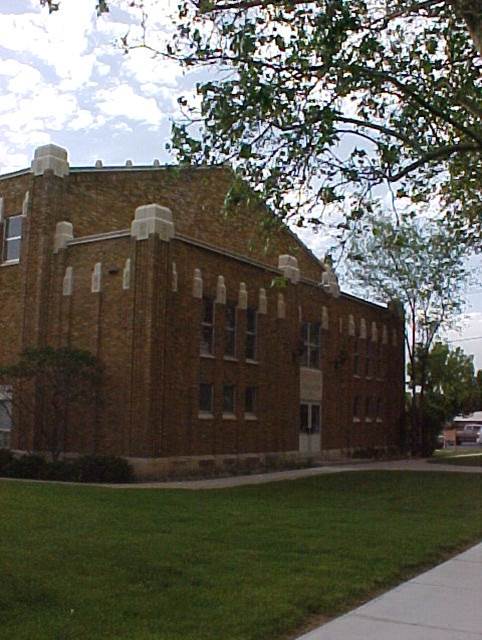 Nebo District Offices and the old Landmark High School