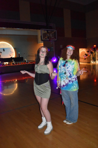 Students have fun at the Halloween dance and carnival