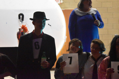 Students have fun at the Halloween dance and carnival