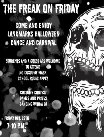 Halloween Dance and Carnival October 29th 7-10pm
