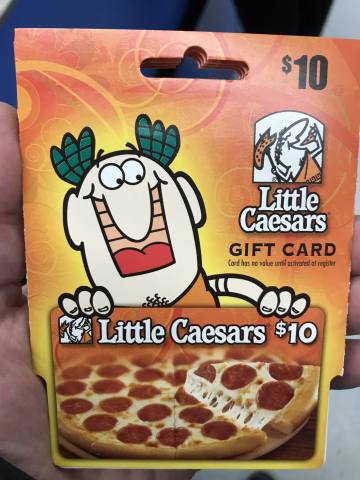 Little Caesar's gift cards