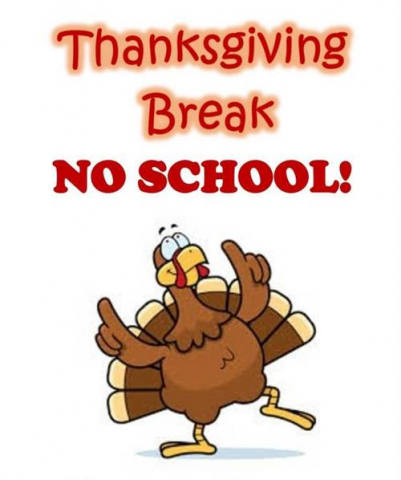 Thankgiving poster no school 