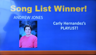 Andrew Jones song list winner
