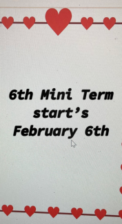 6th mini term 